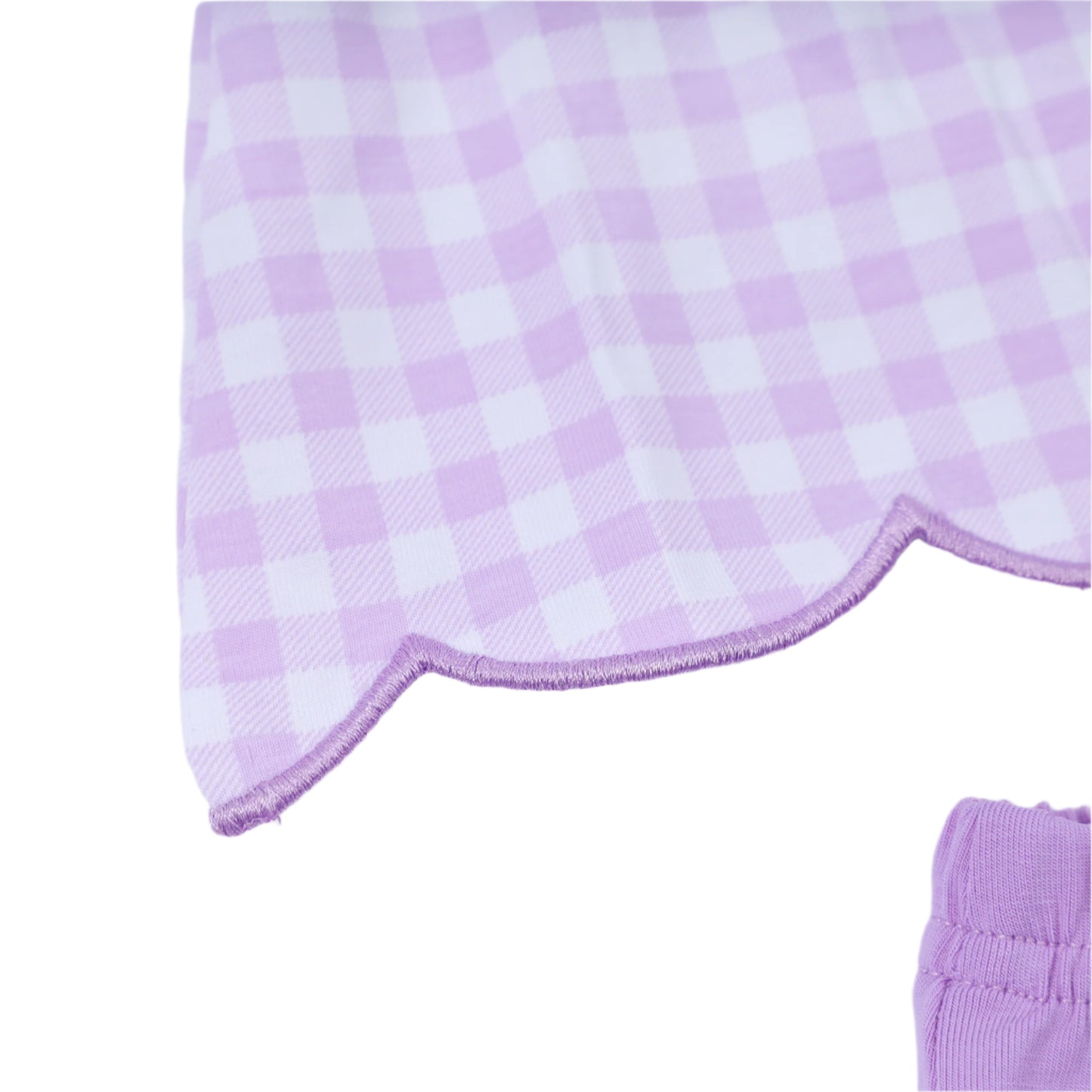 "TROUBLE" Smock Diaper Set, Pale Purple