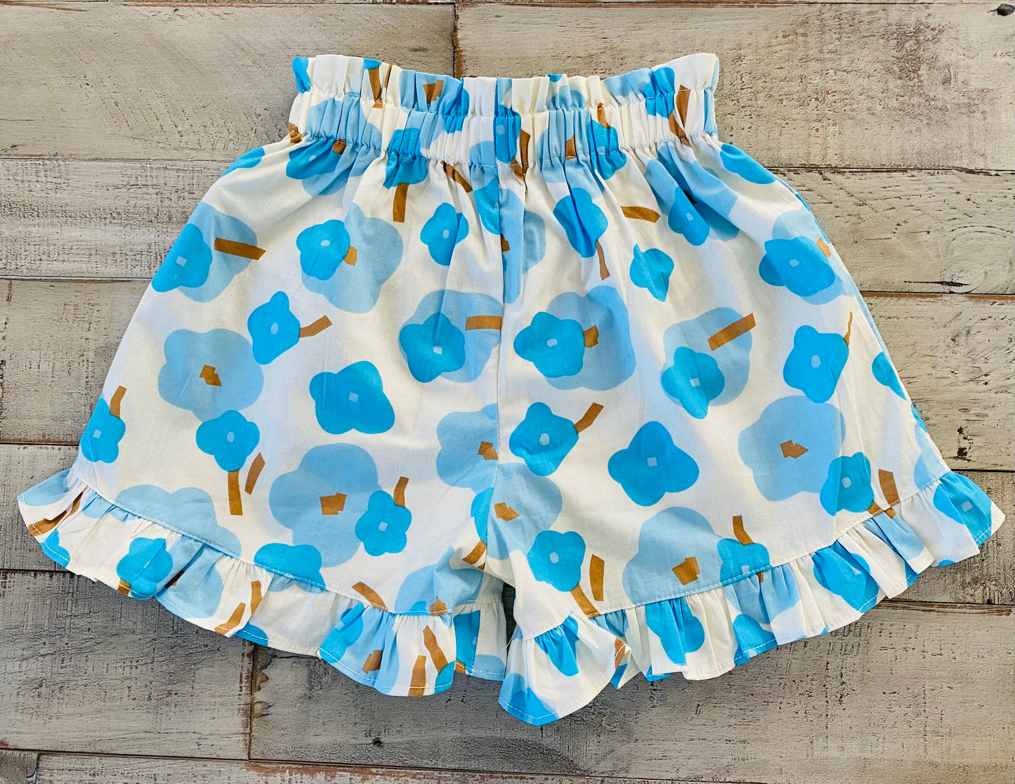 Simple Floral Short Set
