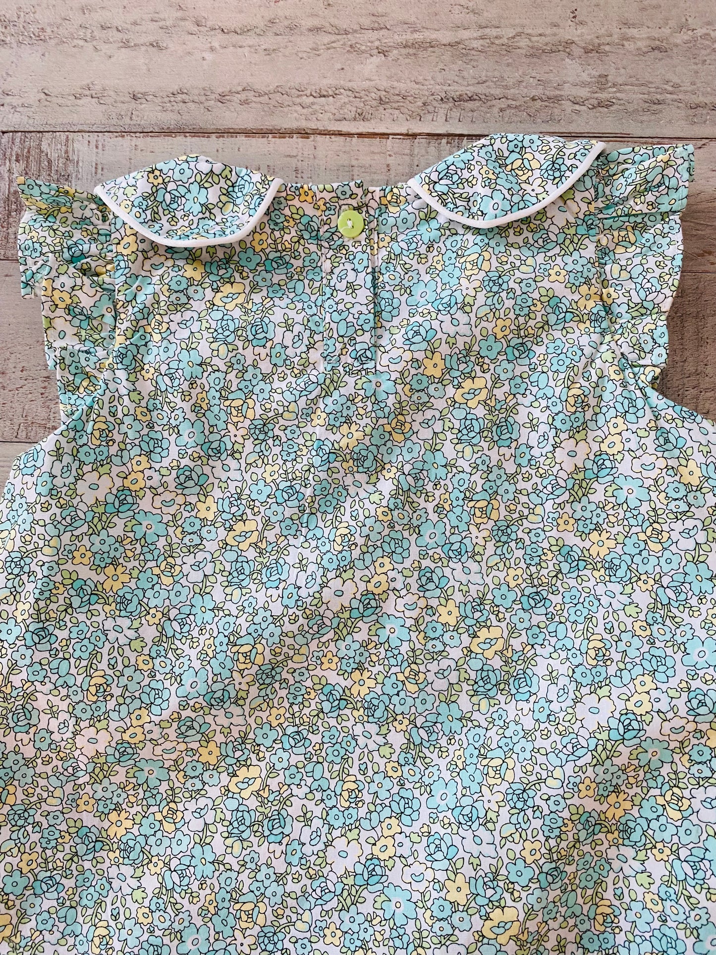 Floral Pin Stripe Diaper Set
