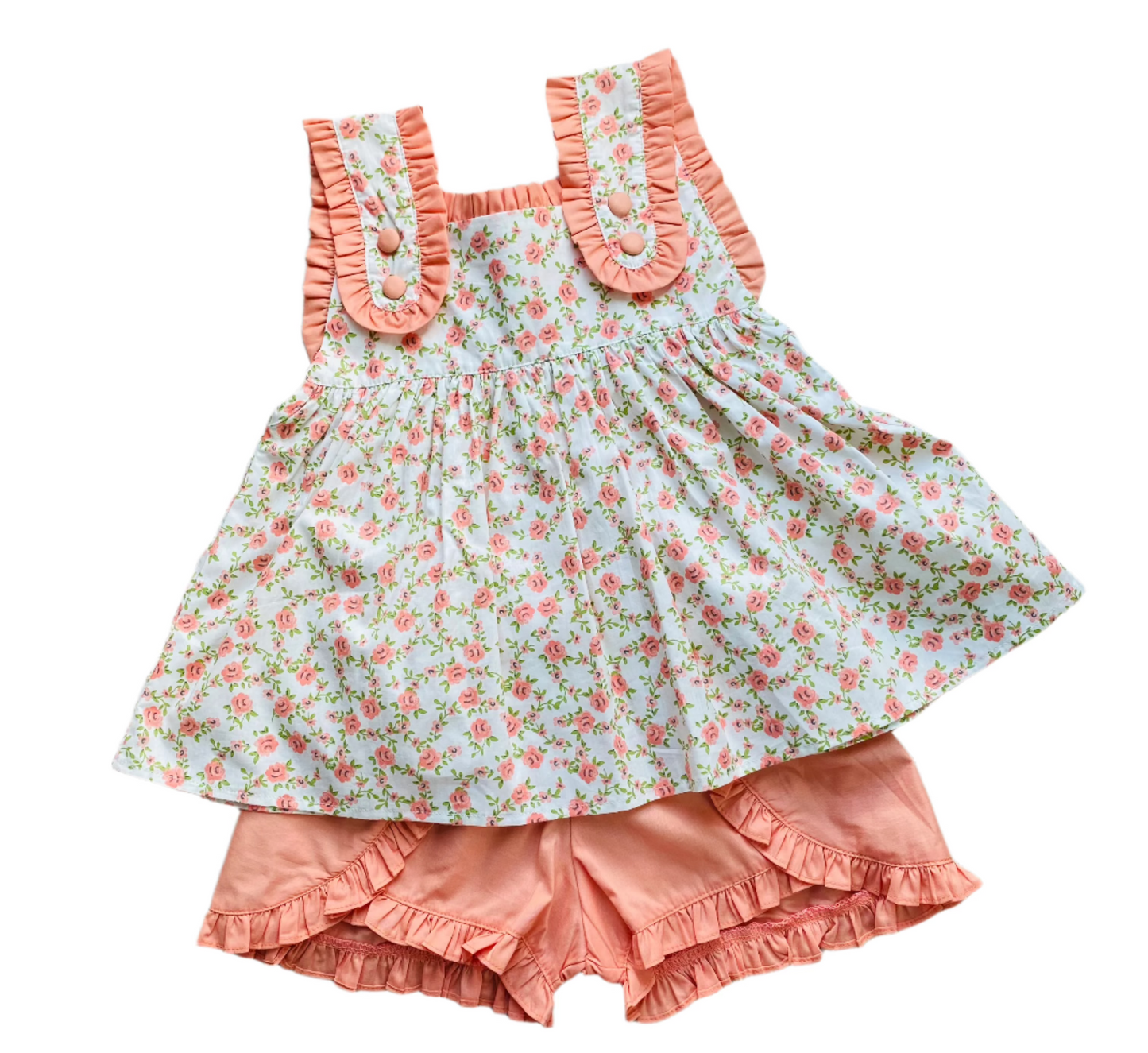 Spring Floral Short Set