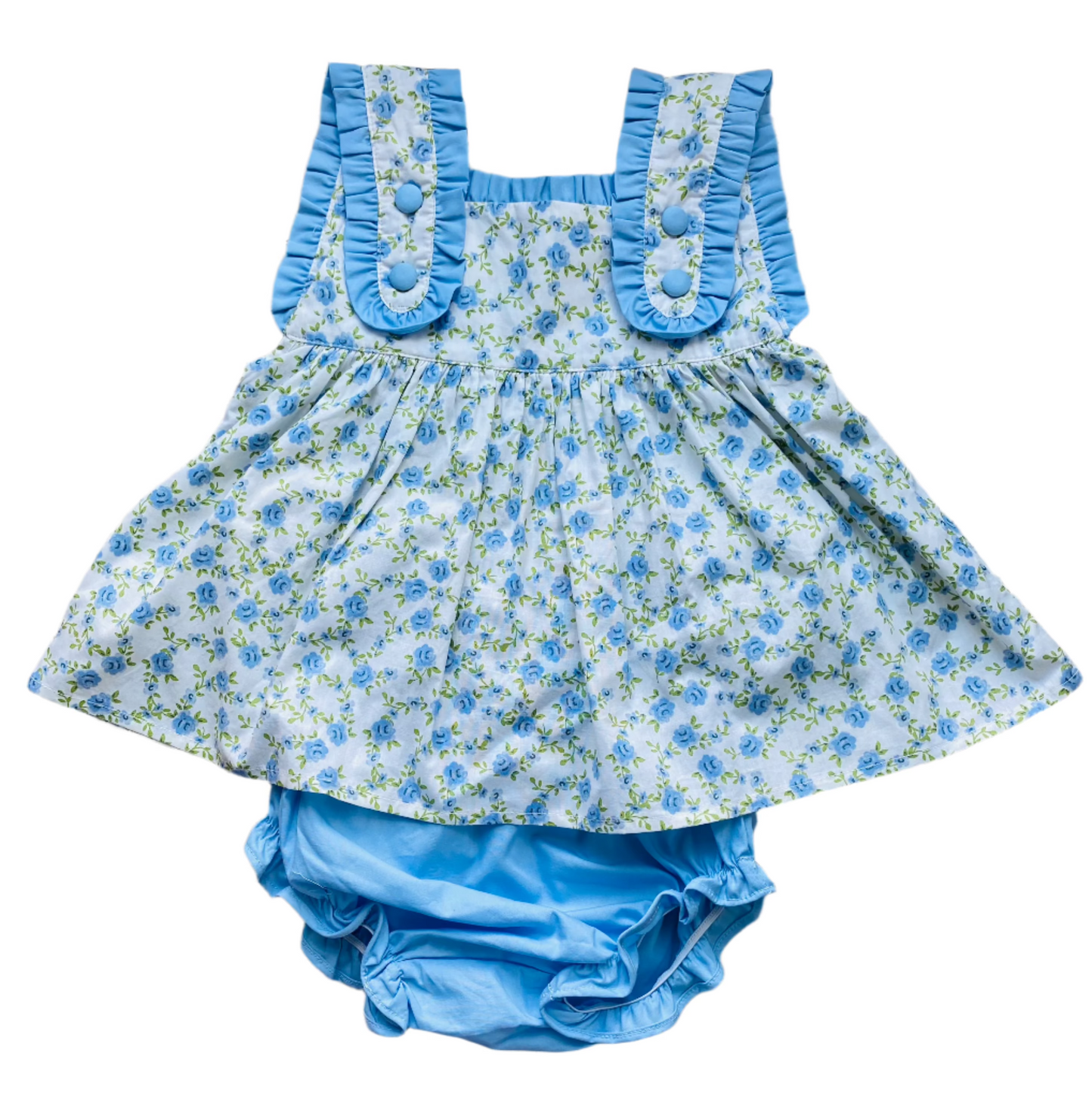 Spring Floral Diaper Set