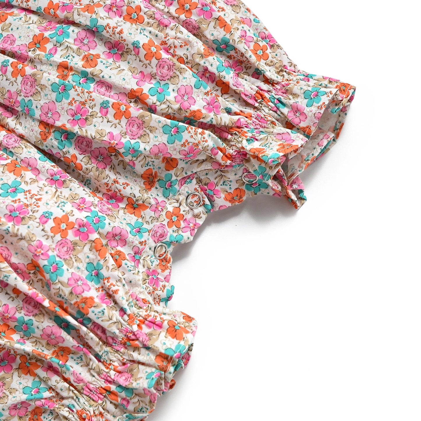 Princess Smocked Bubble, Teal