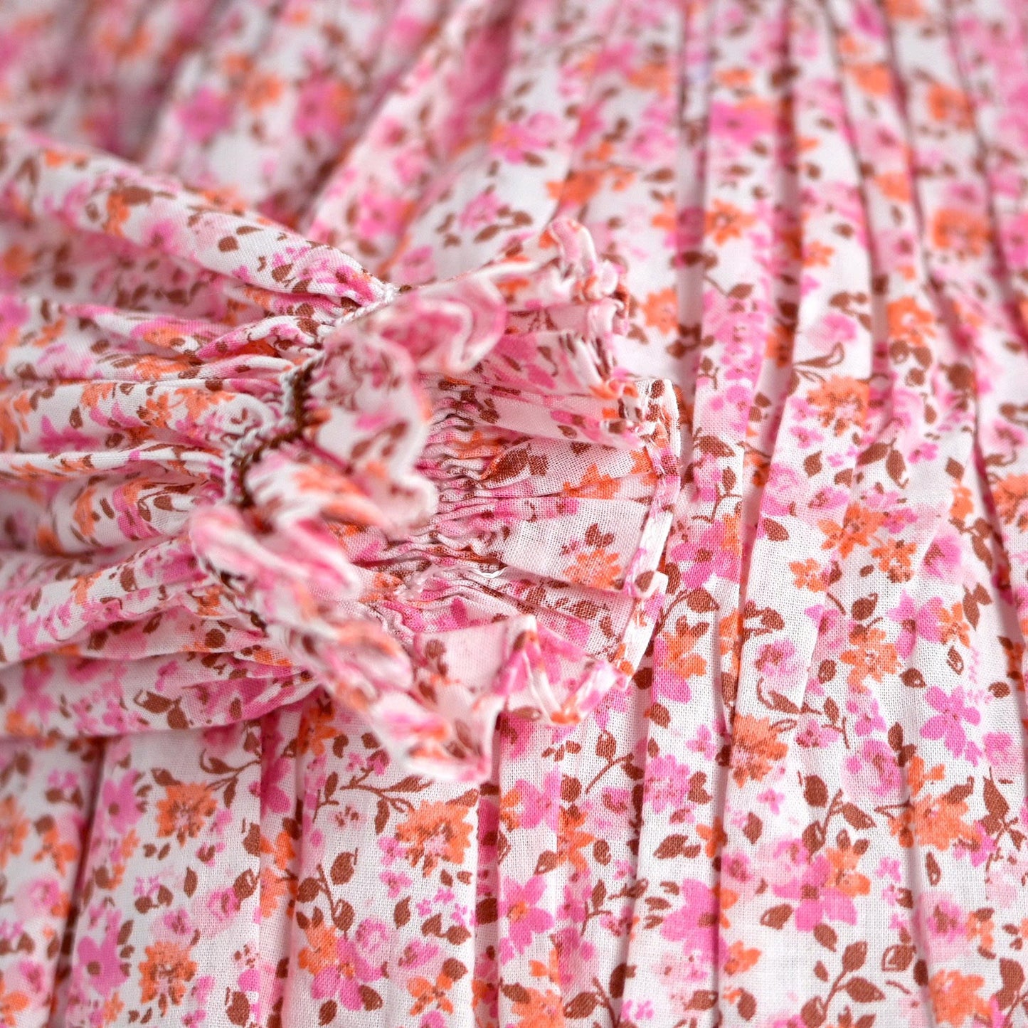 Thankful Smocked Bubble, Brown