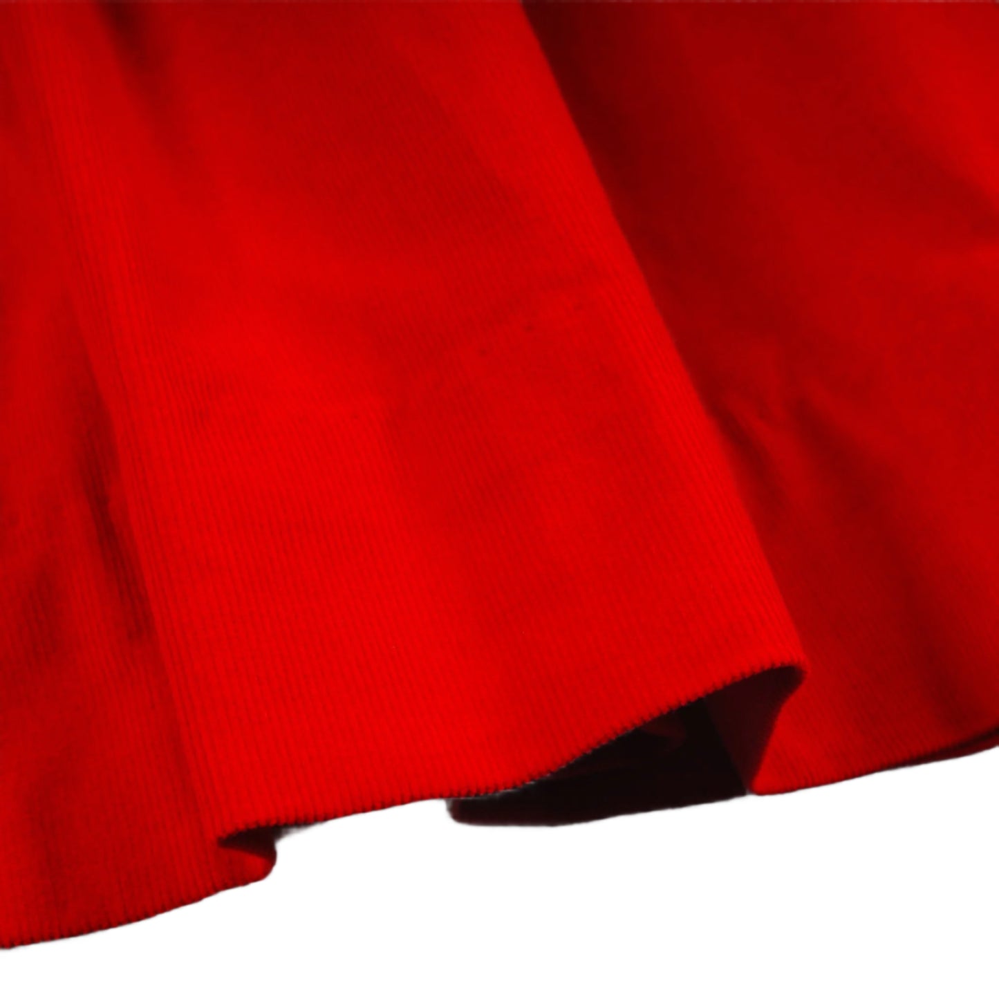 Bib Collar Dress, Red