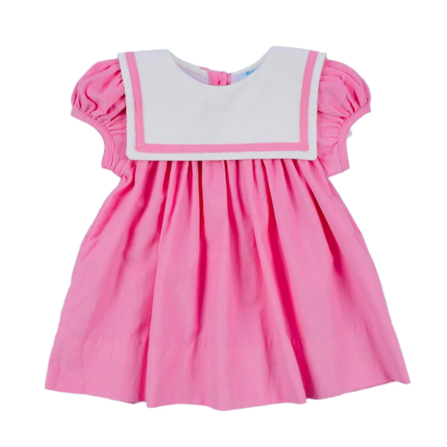 Bib Collar Dress, Pink