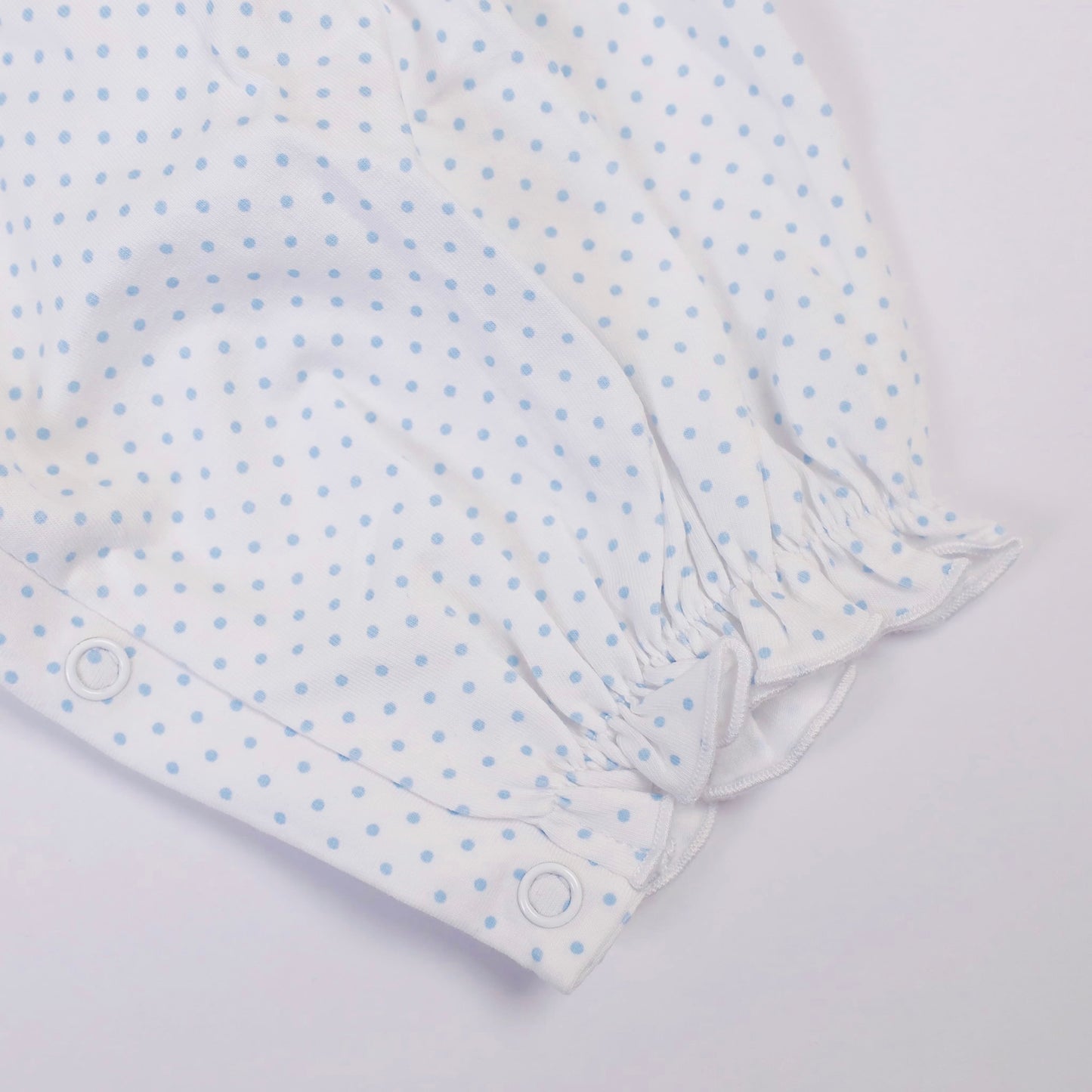 Polka Dot French Knot Ballerina, Blue