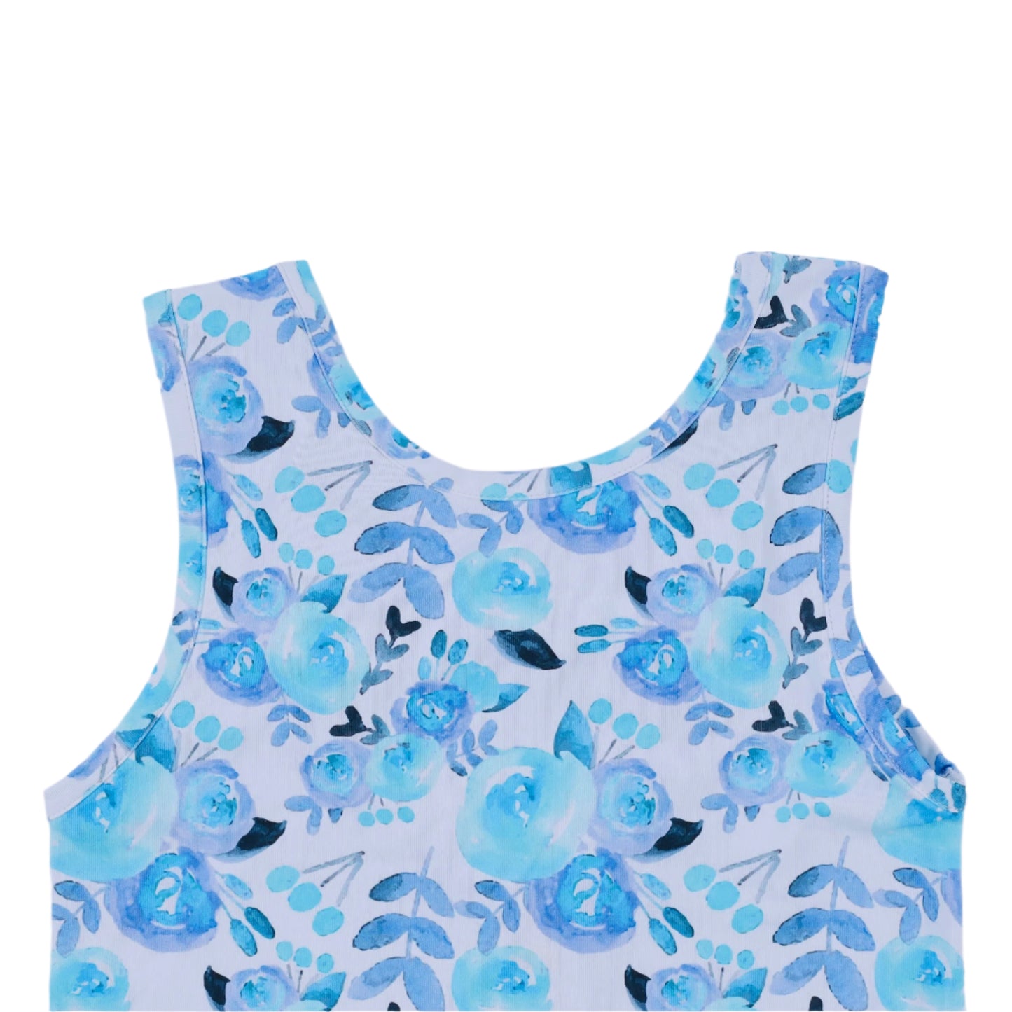 Classic Tennis Floral Skort Set, Blue