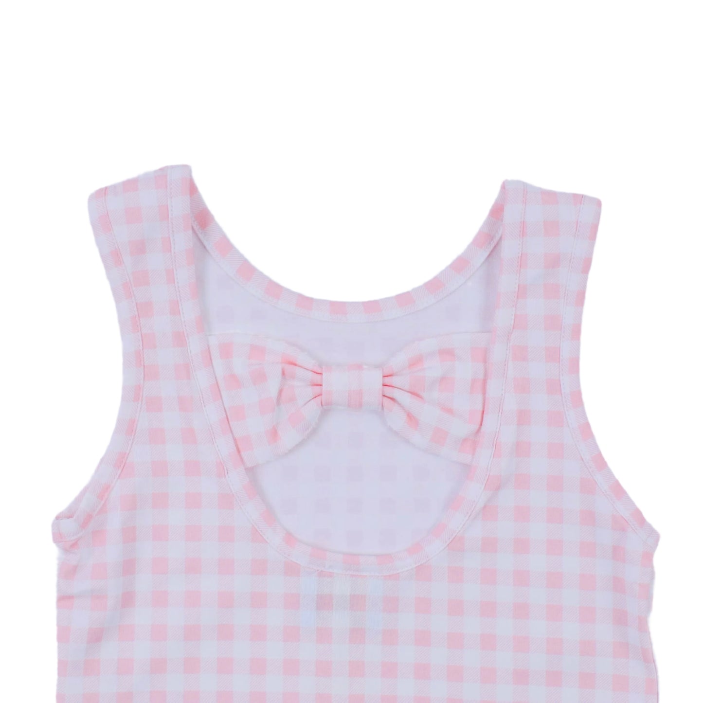 Classic Tennis Gingham Skort Set, Pink