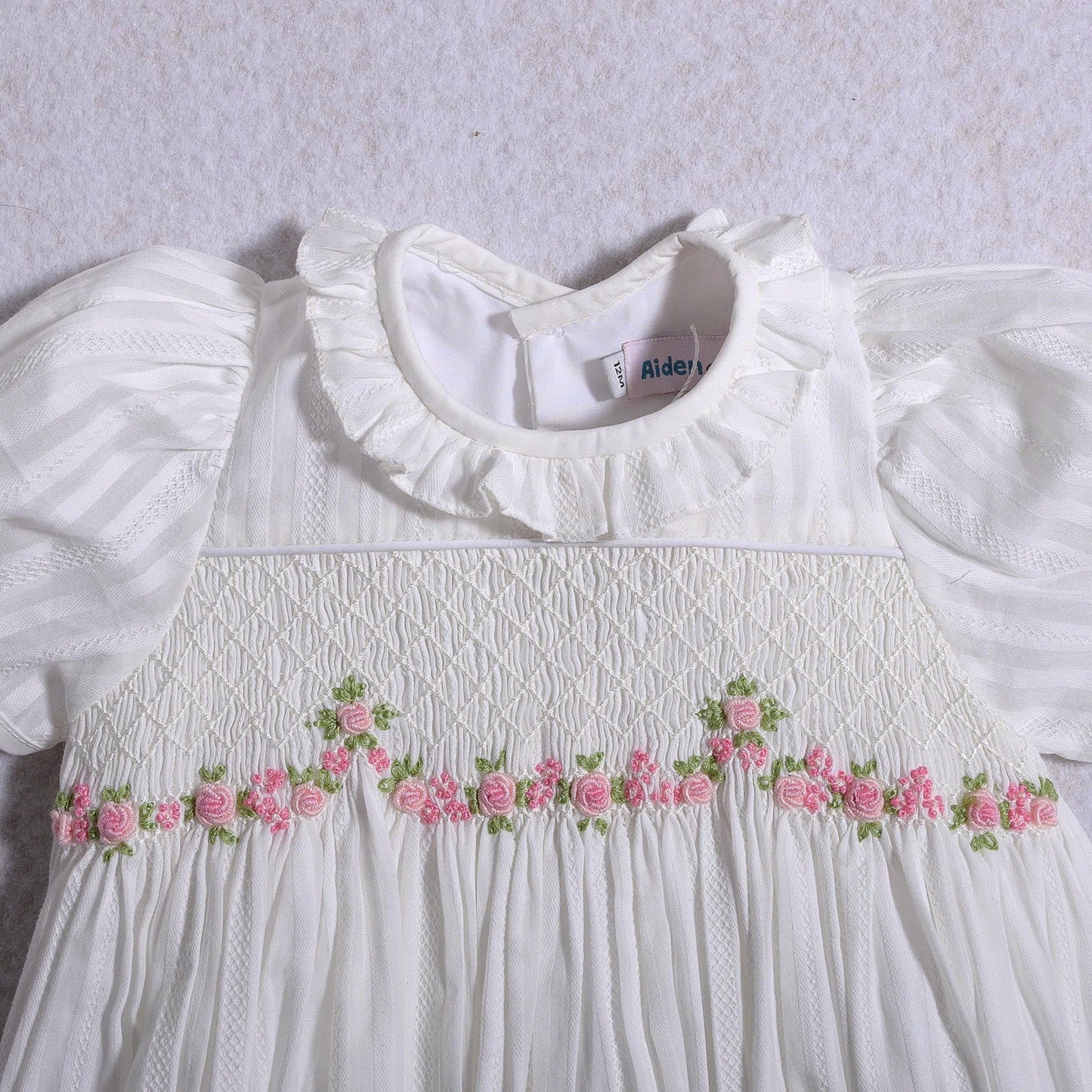 Rose Smock Bubble, White