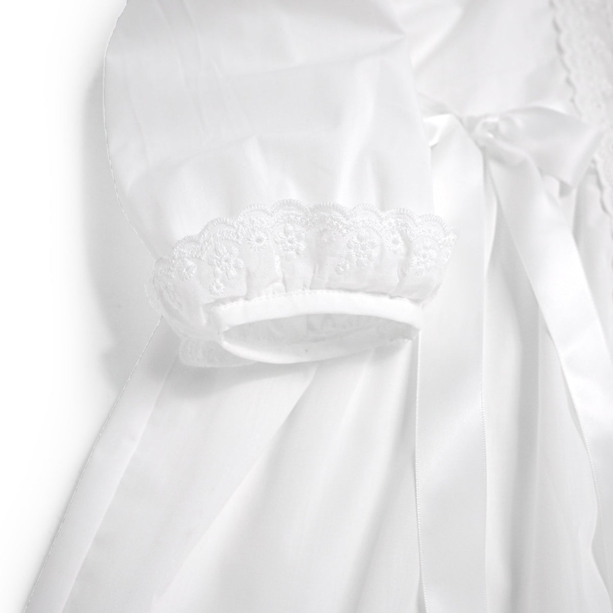 Eyelet All Around Dress, White