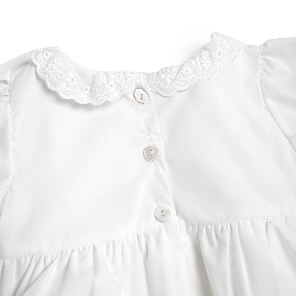 Eyelet All Around Bubble, White
