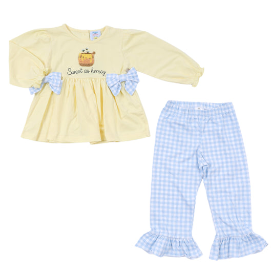 Sweet As Honey Pant Set