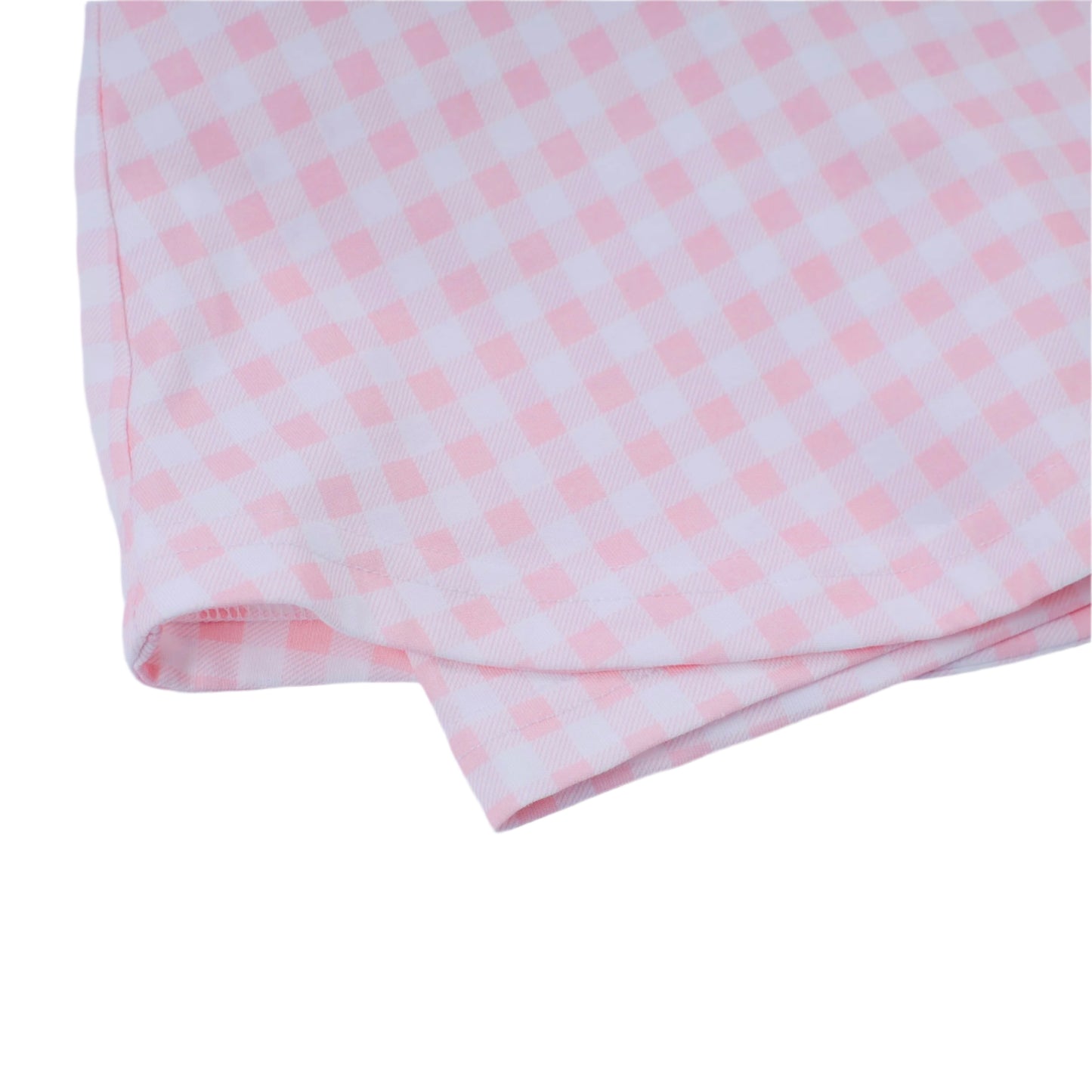 Classic Tennis Gingham Skort Set, Pink
