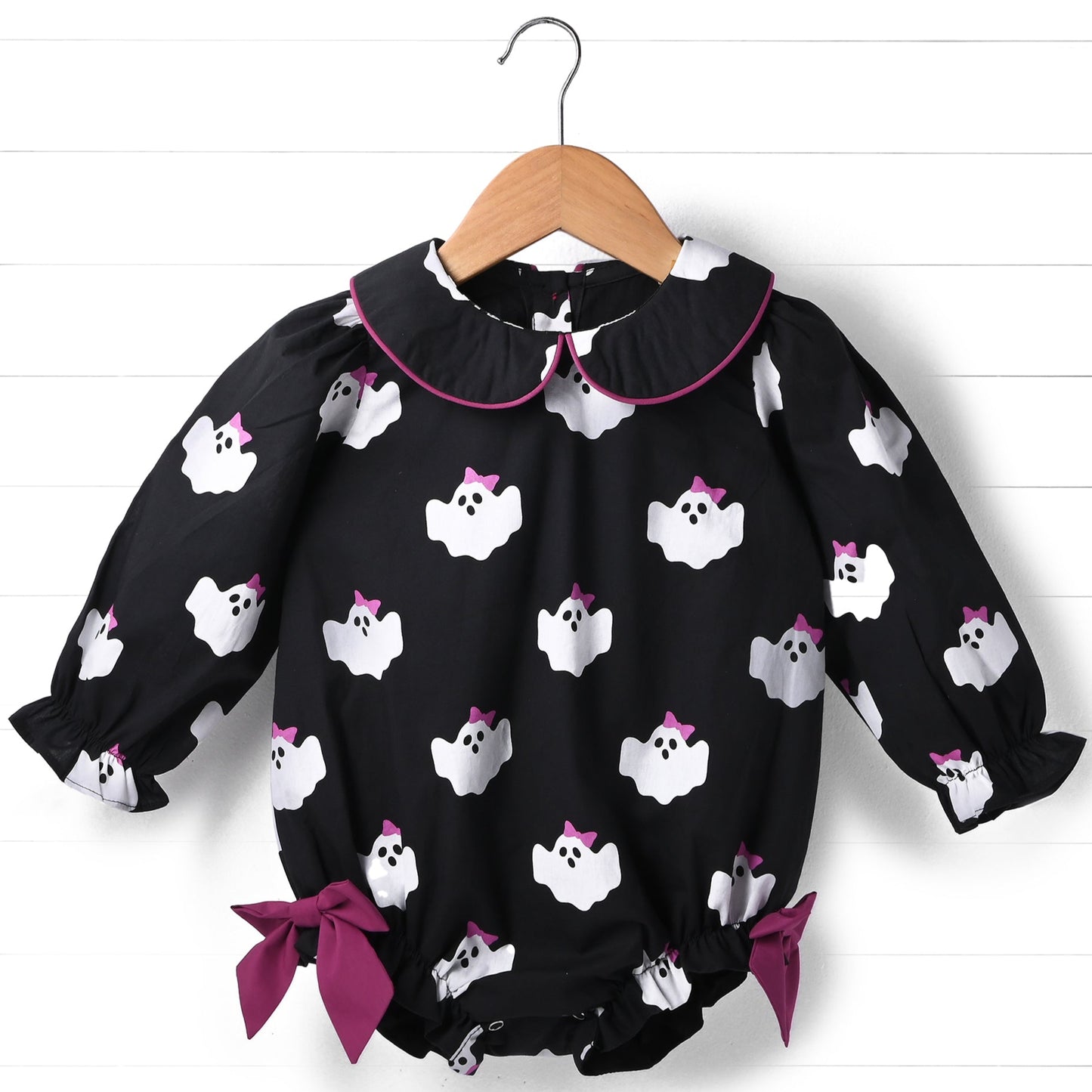 Ghost Pink Bow Bubble, Black