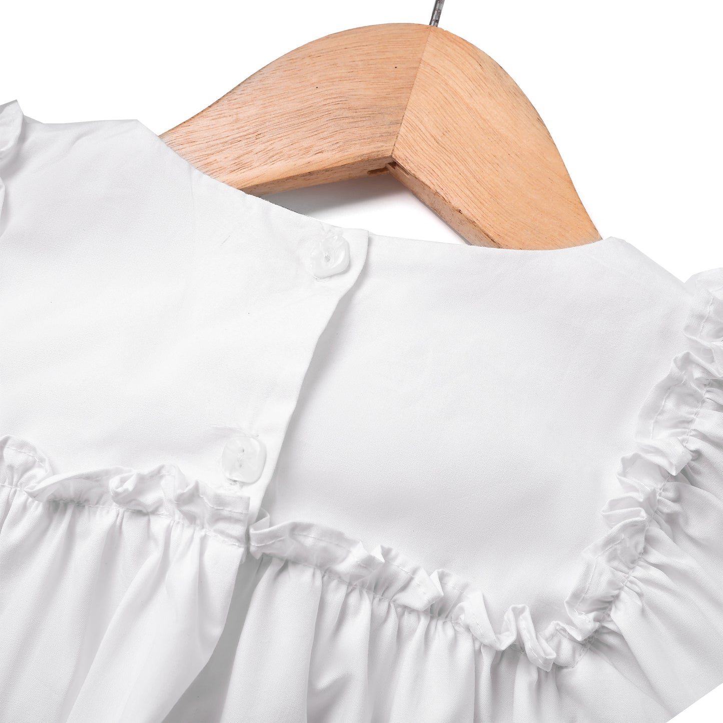 Pine Berry Wreath Diaper Set, White