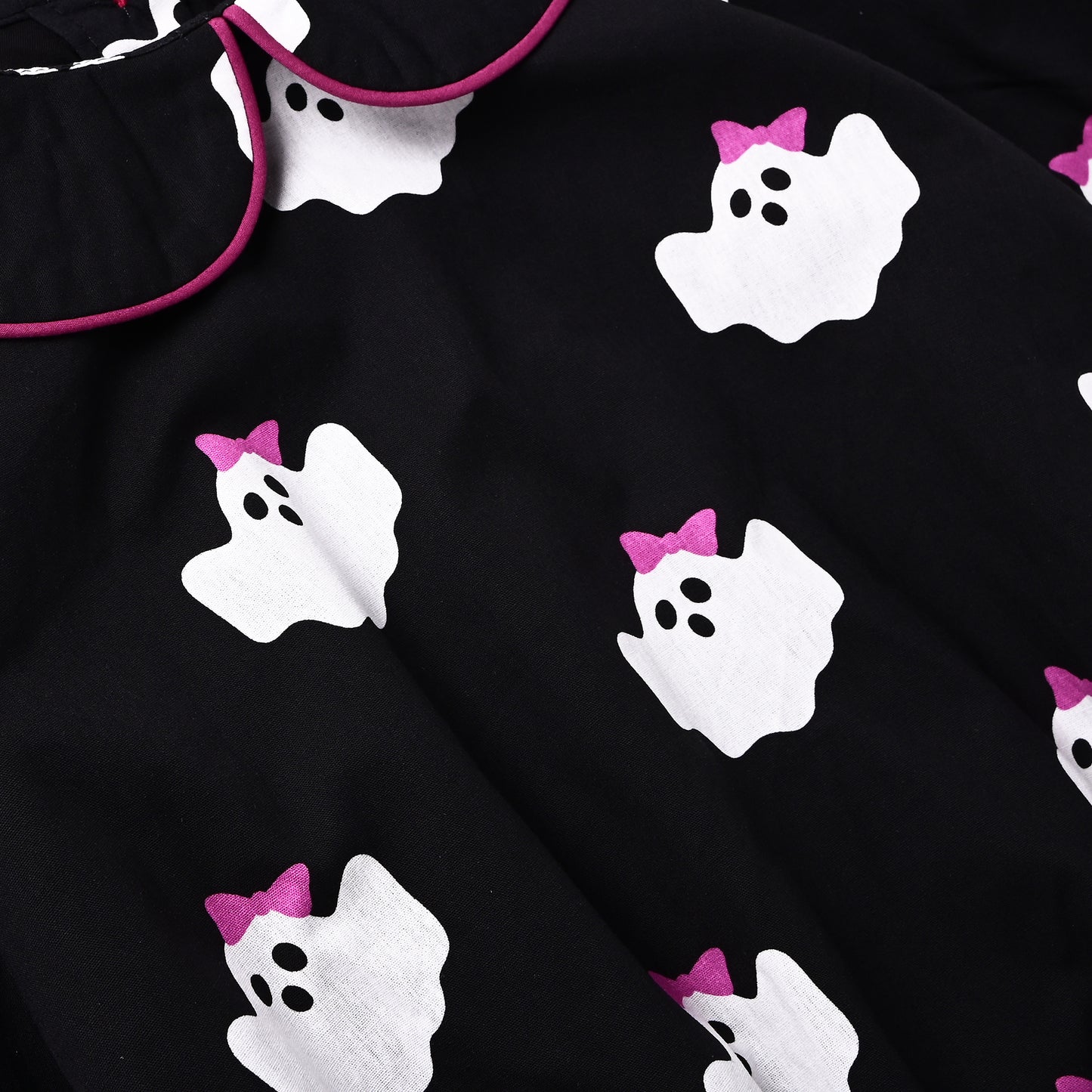 Ghost Pink Bow Bubble, Black