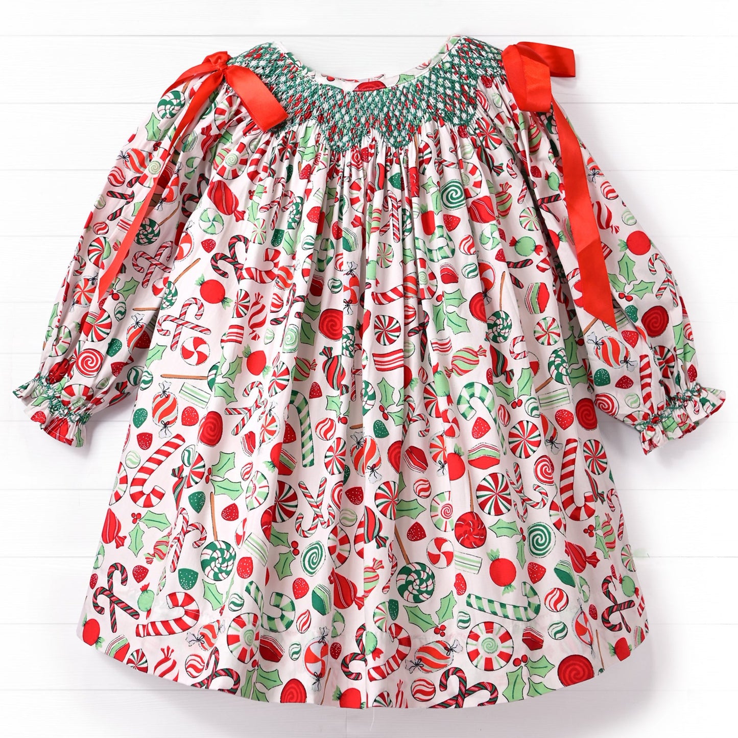 Mint Candy Dress, red/white
