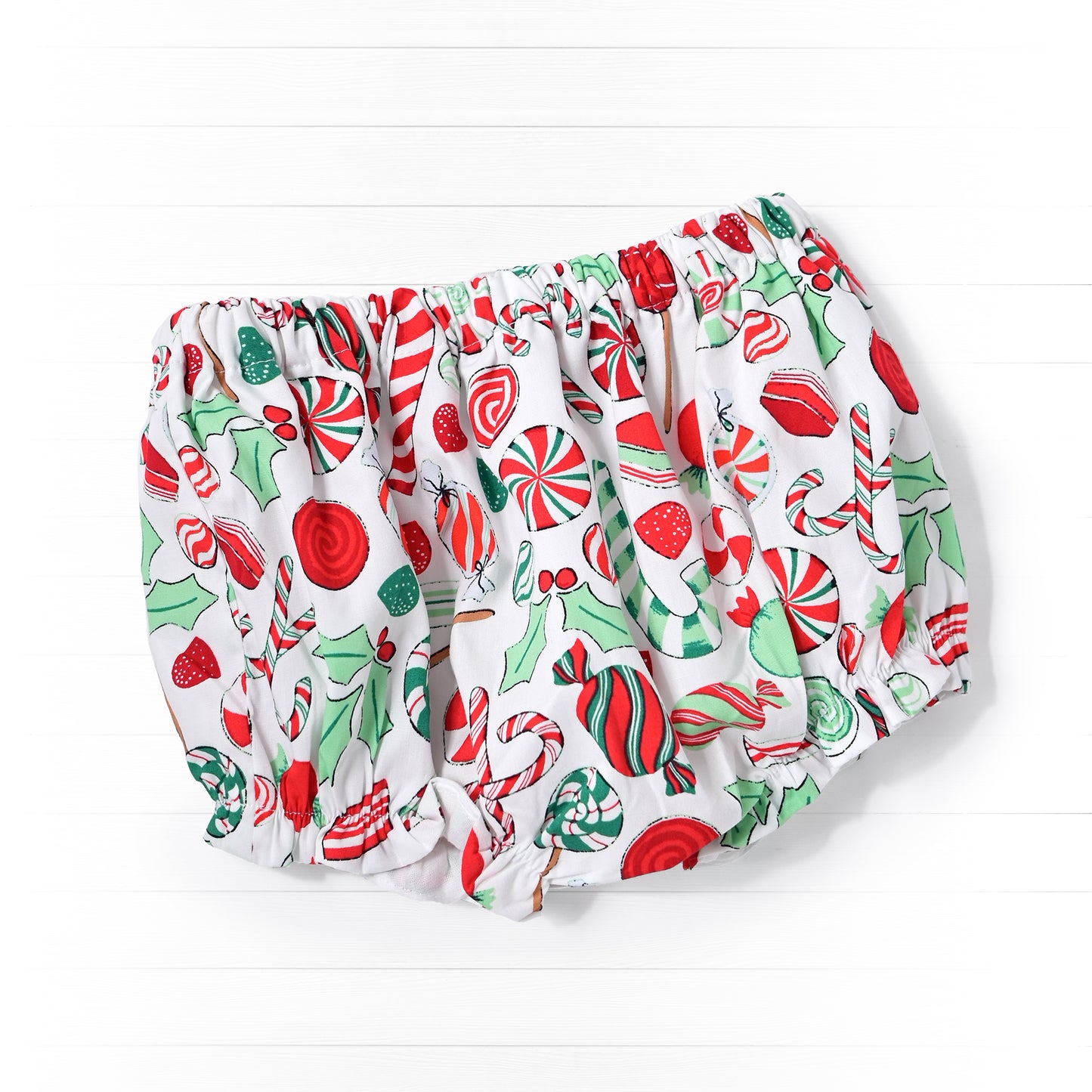 Mint Candy Diaper, Red/White