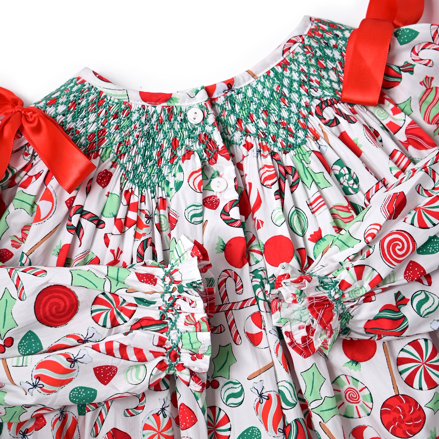 Mint Candy Diaper, Red/White