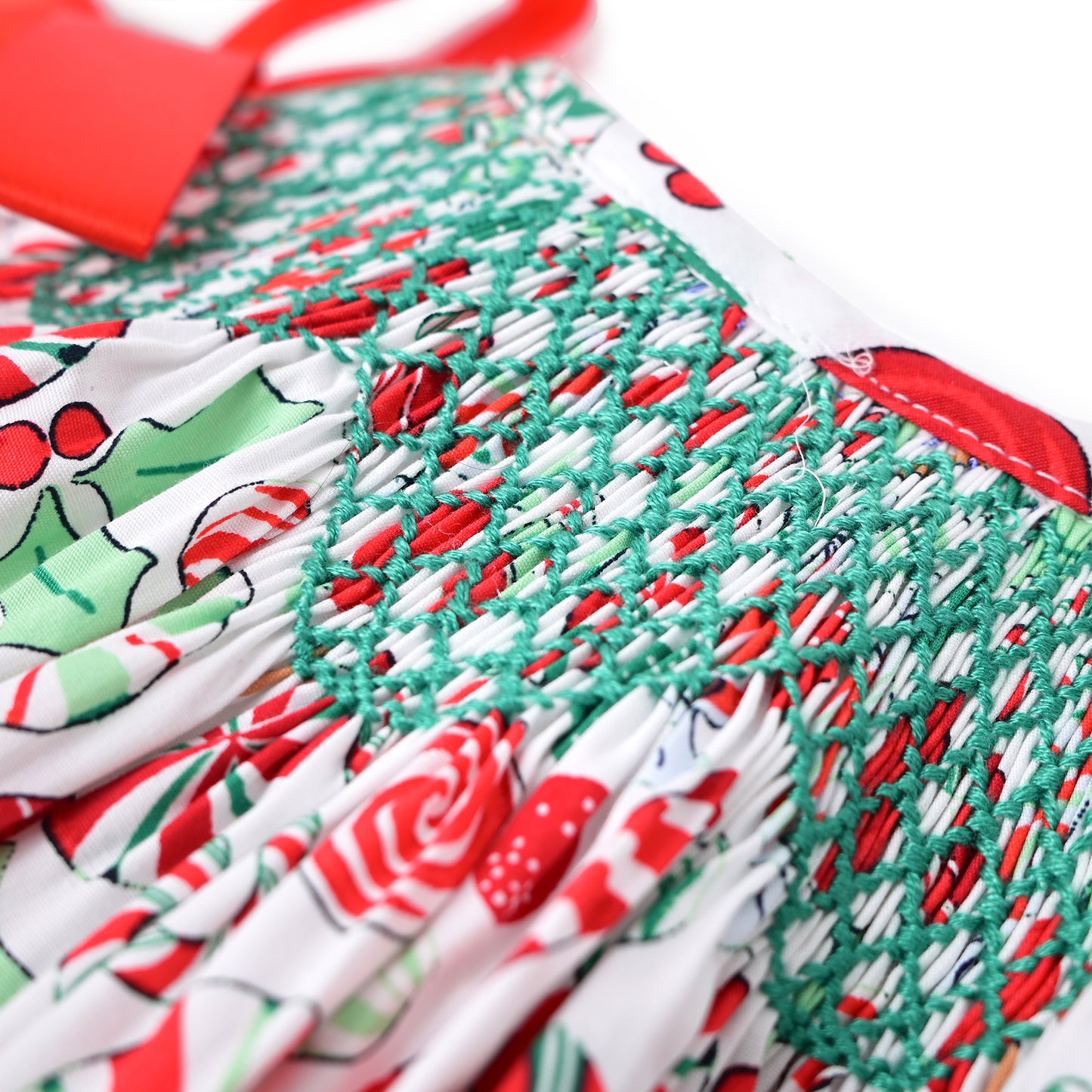 Mint Candy Diaper, Red/White