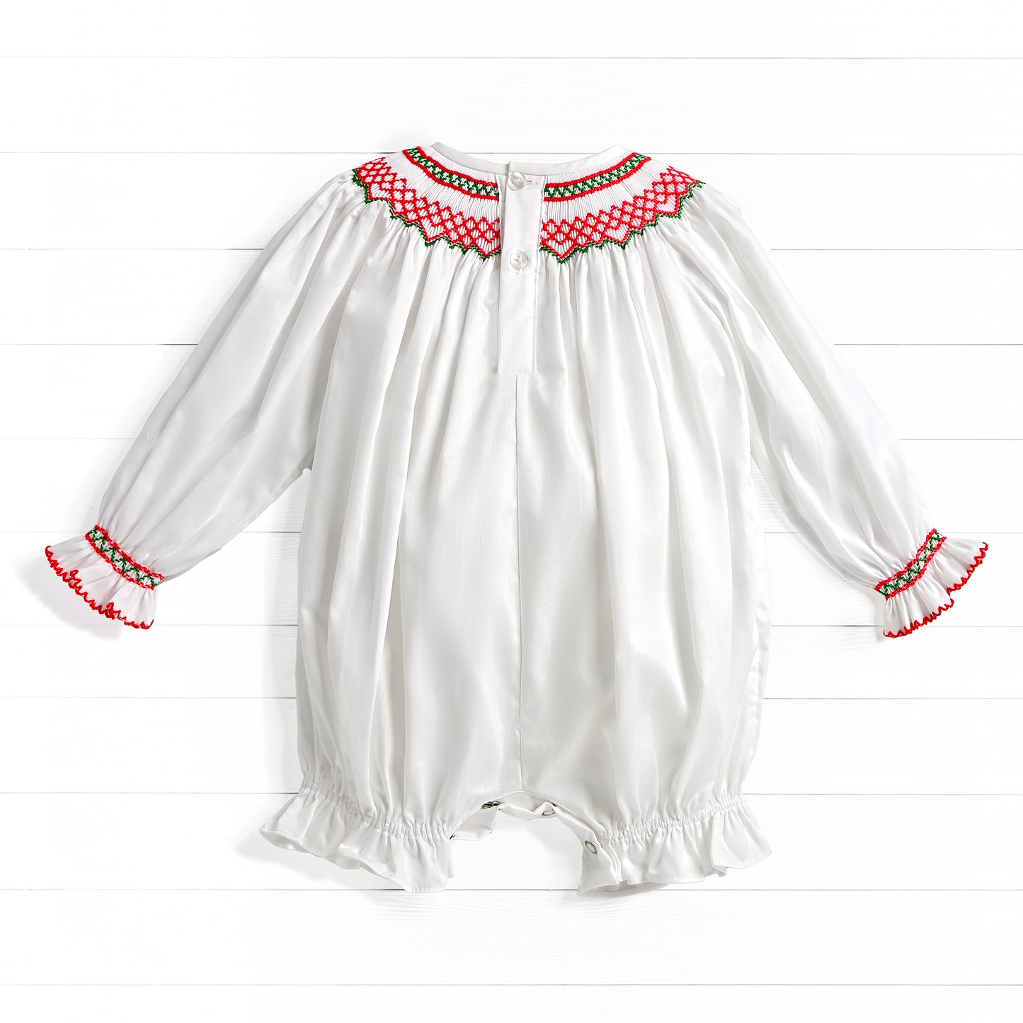 Holly Smock Bubble, White