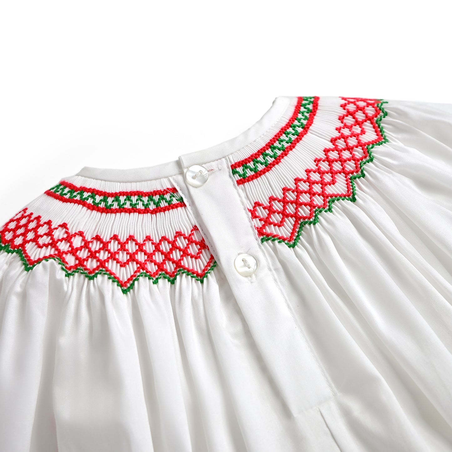 Holly Smock Bubble, White