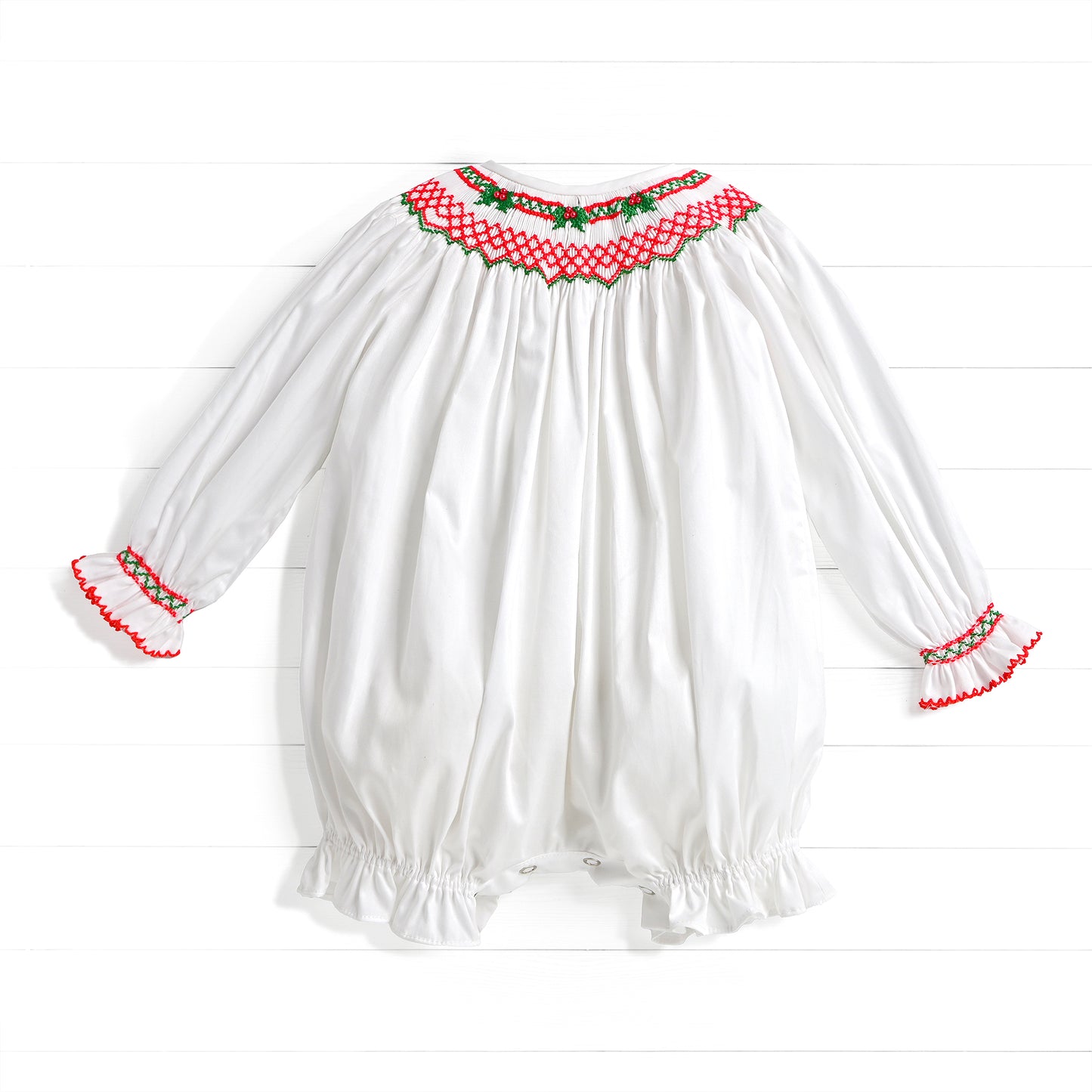 Holly Smock Bubble, White