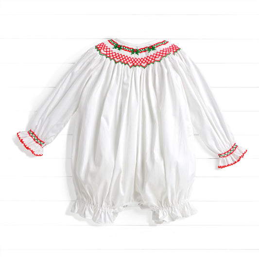 Holly Smock Bubble, White
