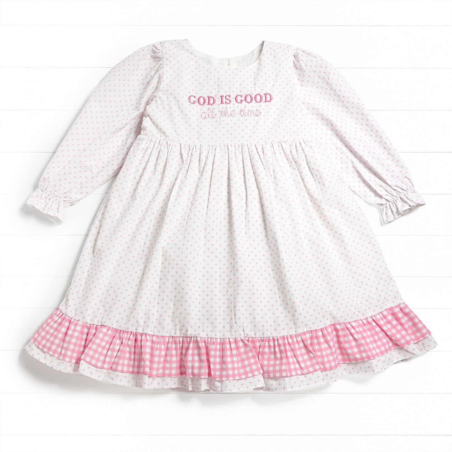 God Is Good Dress, White
