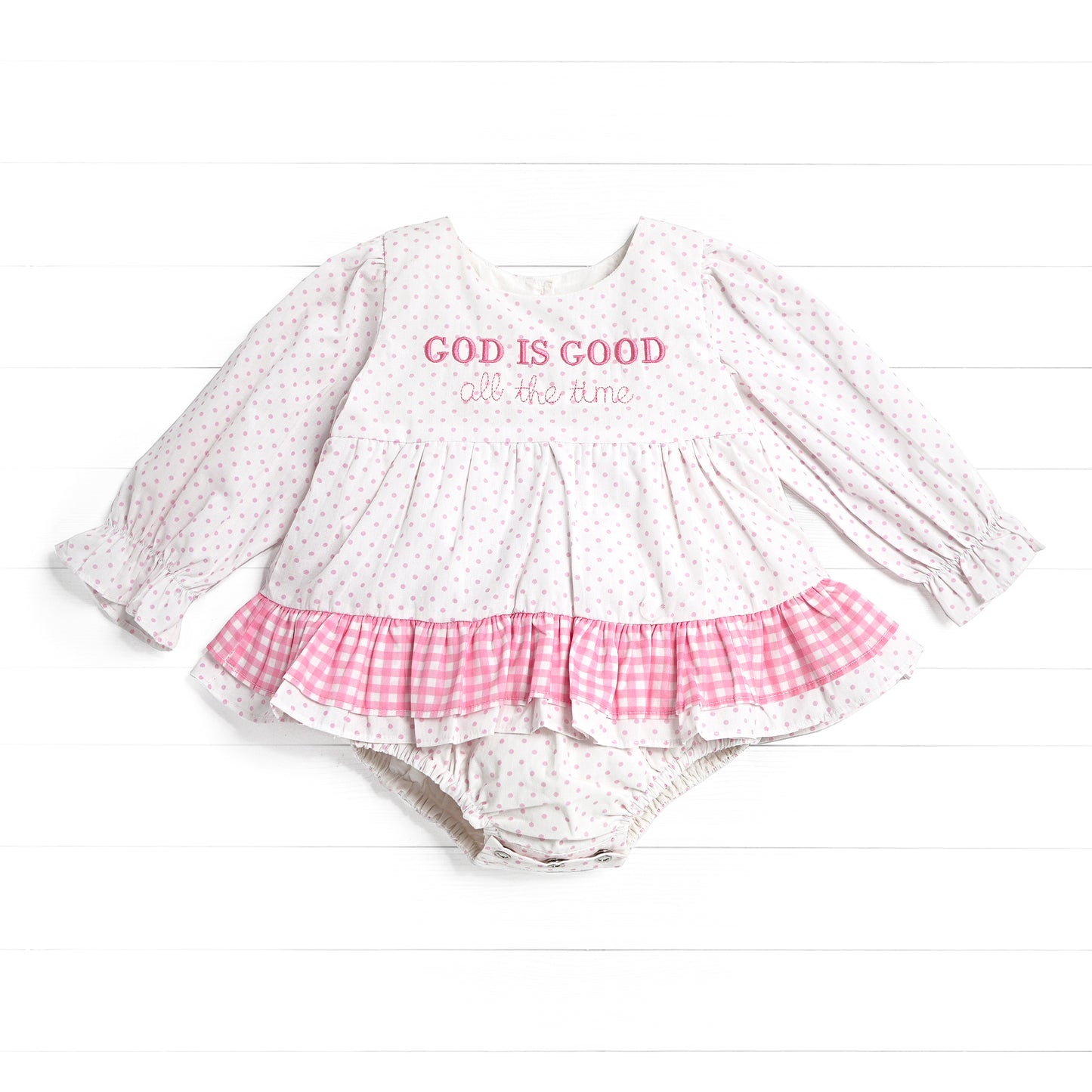 God Is Good Bubble, White