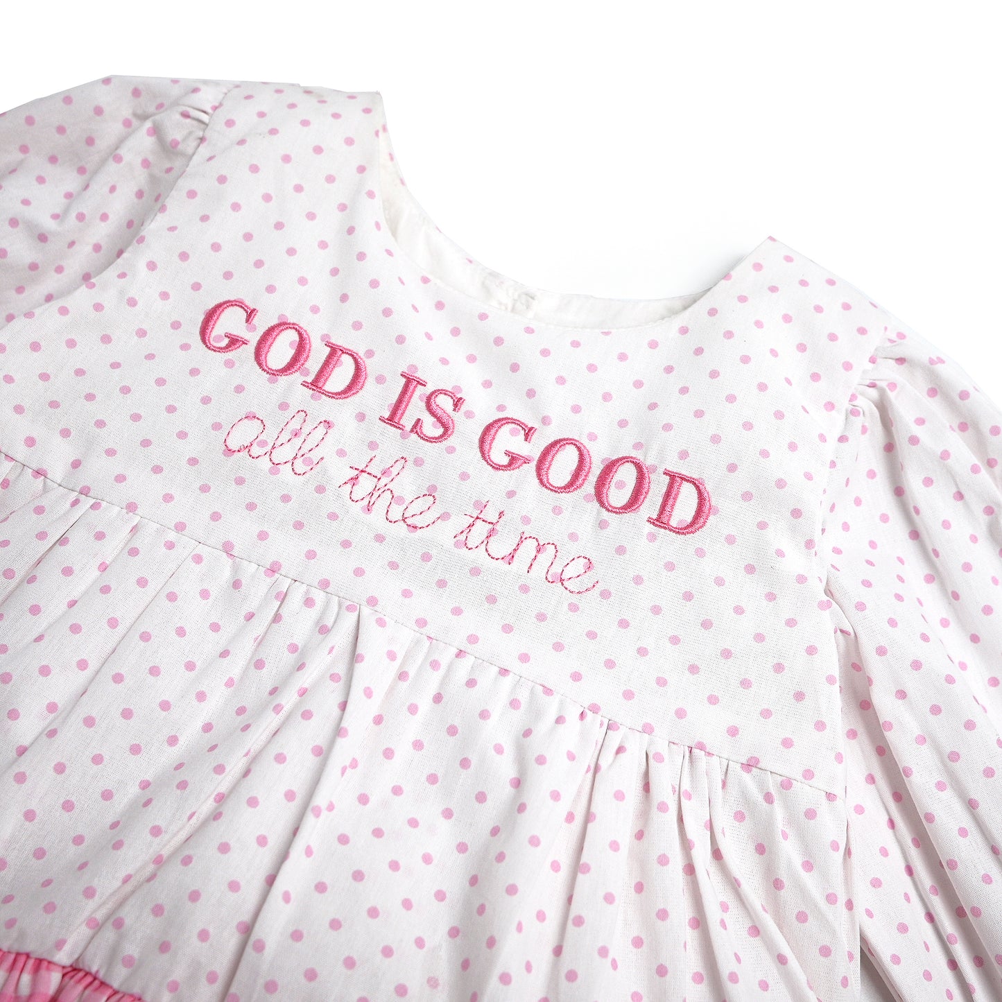 God Is Good Bubble, White