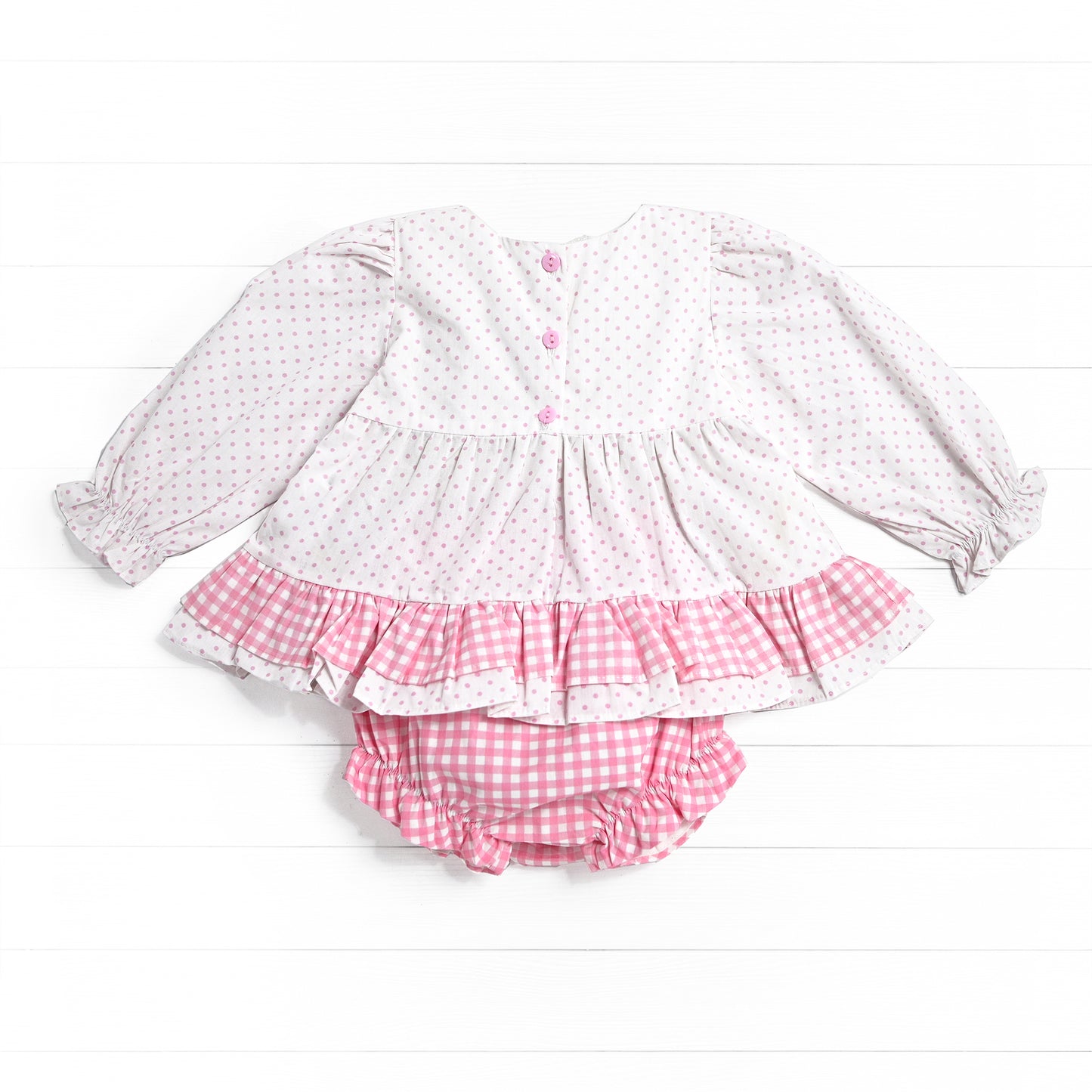 God Is Good Diaper Set, White