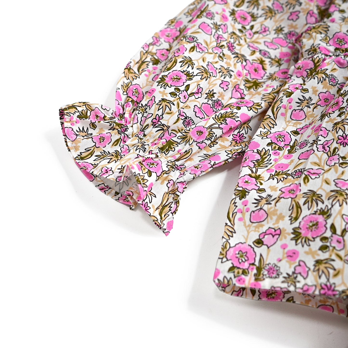 Floral Flutter Diaper Set, Pink