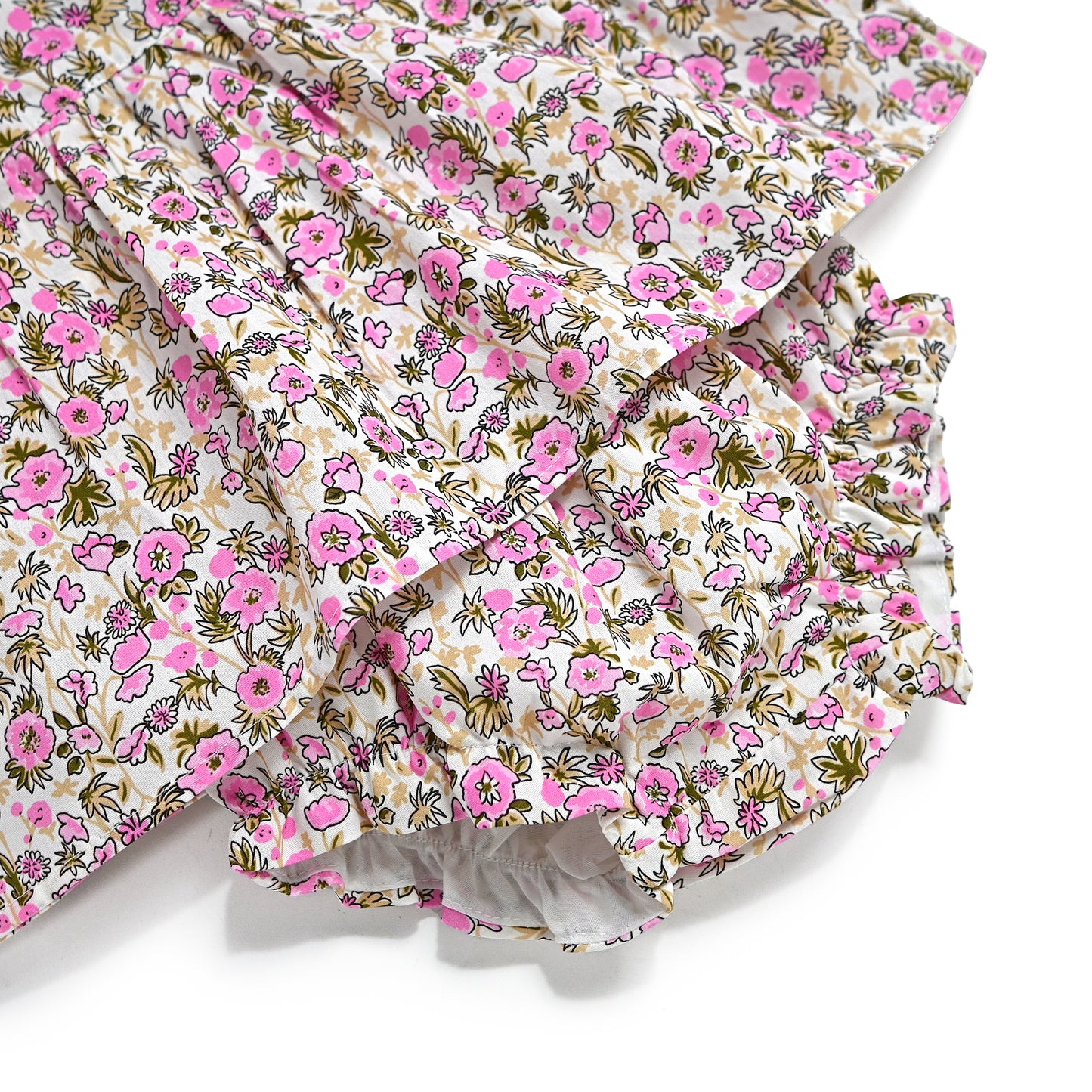 Floral Flutter Diaper Set, Pink