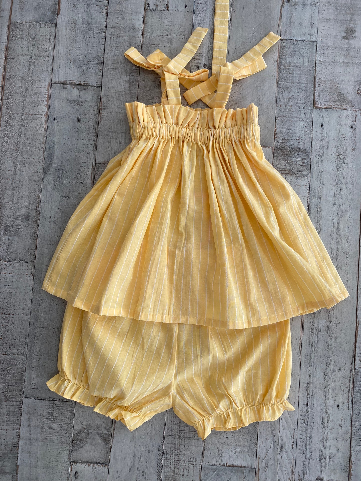Summer Pin Striped Bloomer Set