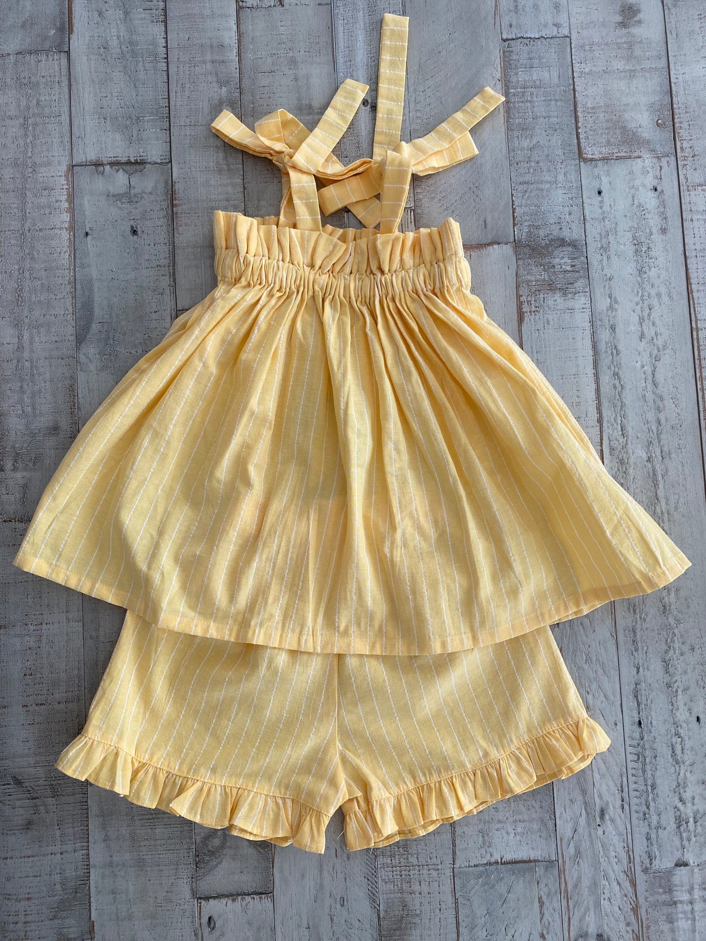 Summer Pin Striped Short Set
