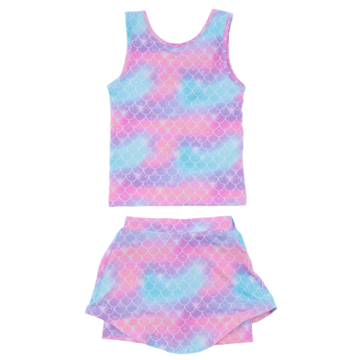 Classic Tennis Mermaid Skort Set