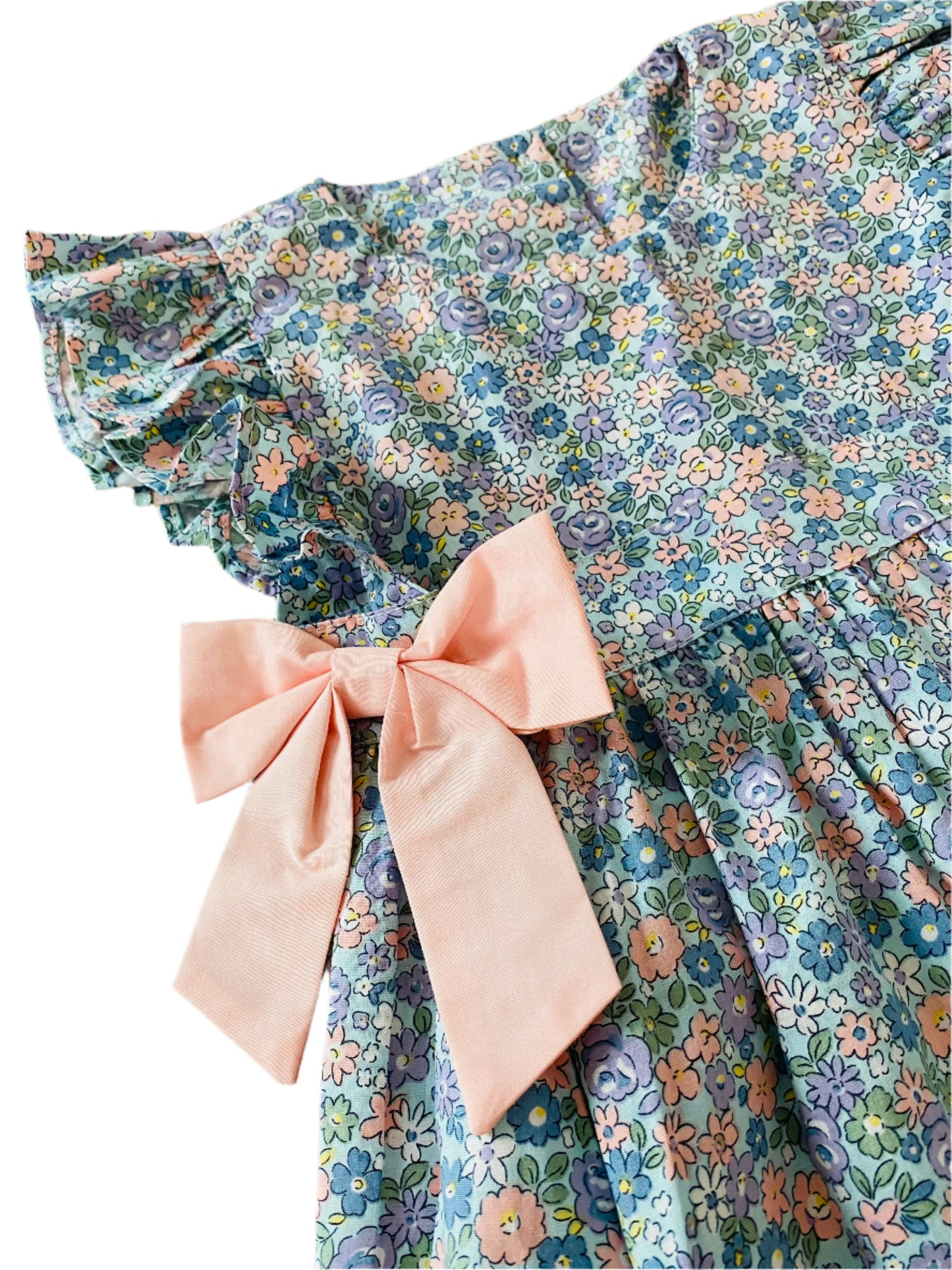 Floral All Around Side Tie Short Set