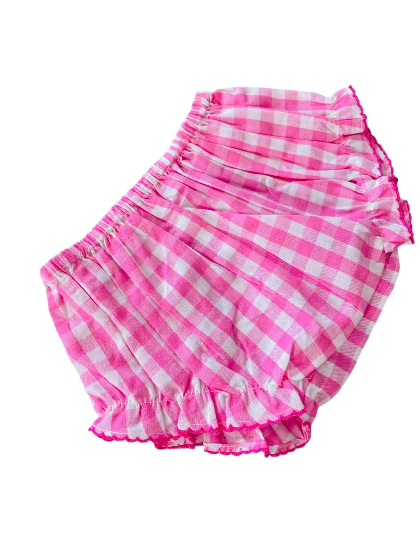 Strawberry Smocked Diaper Set, Pink