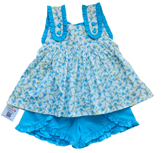 Spring Floral Short Set