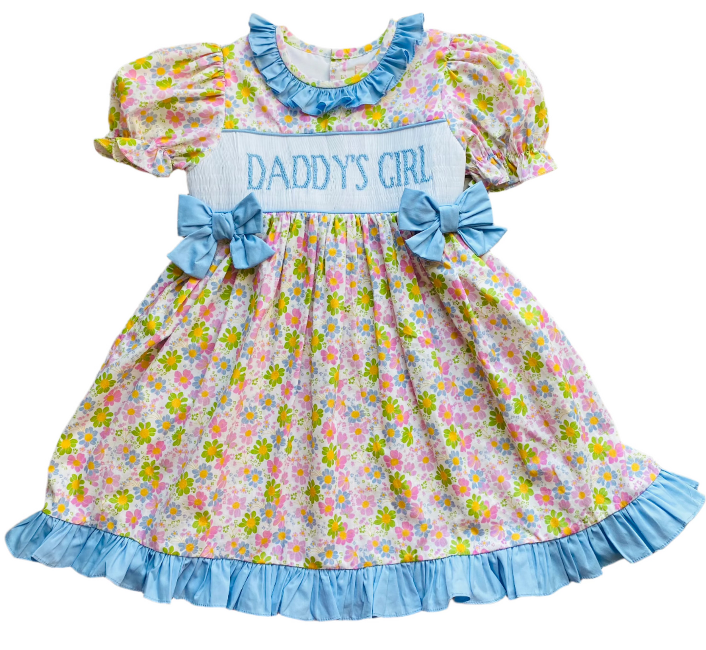 (NEW) Daddy's Girl Smocked Dress