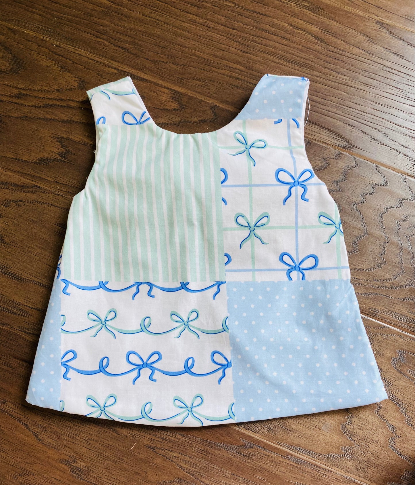 Bow Polka Dot Stripe Bloomer Set