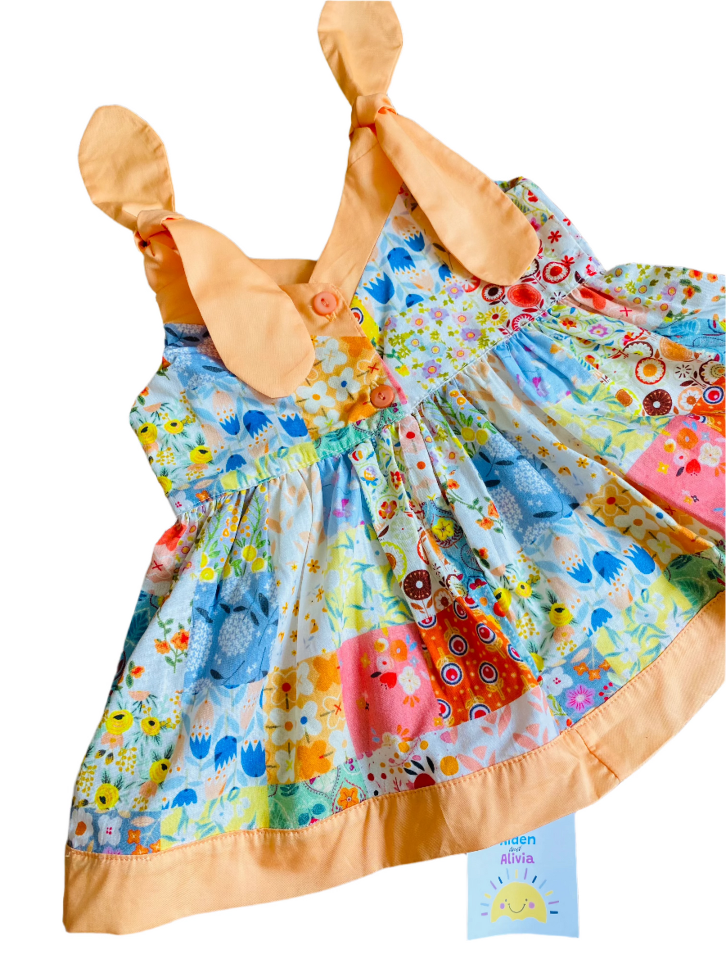 Blooming Short Set, Orange