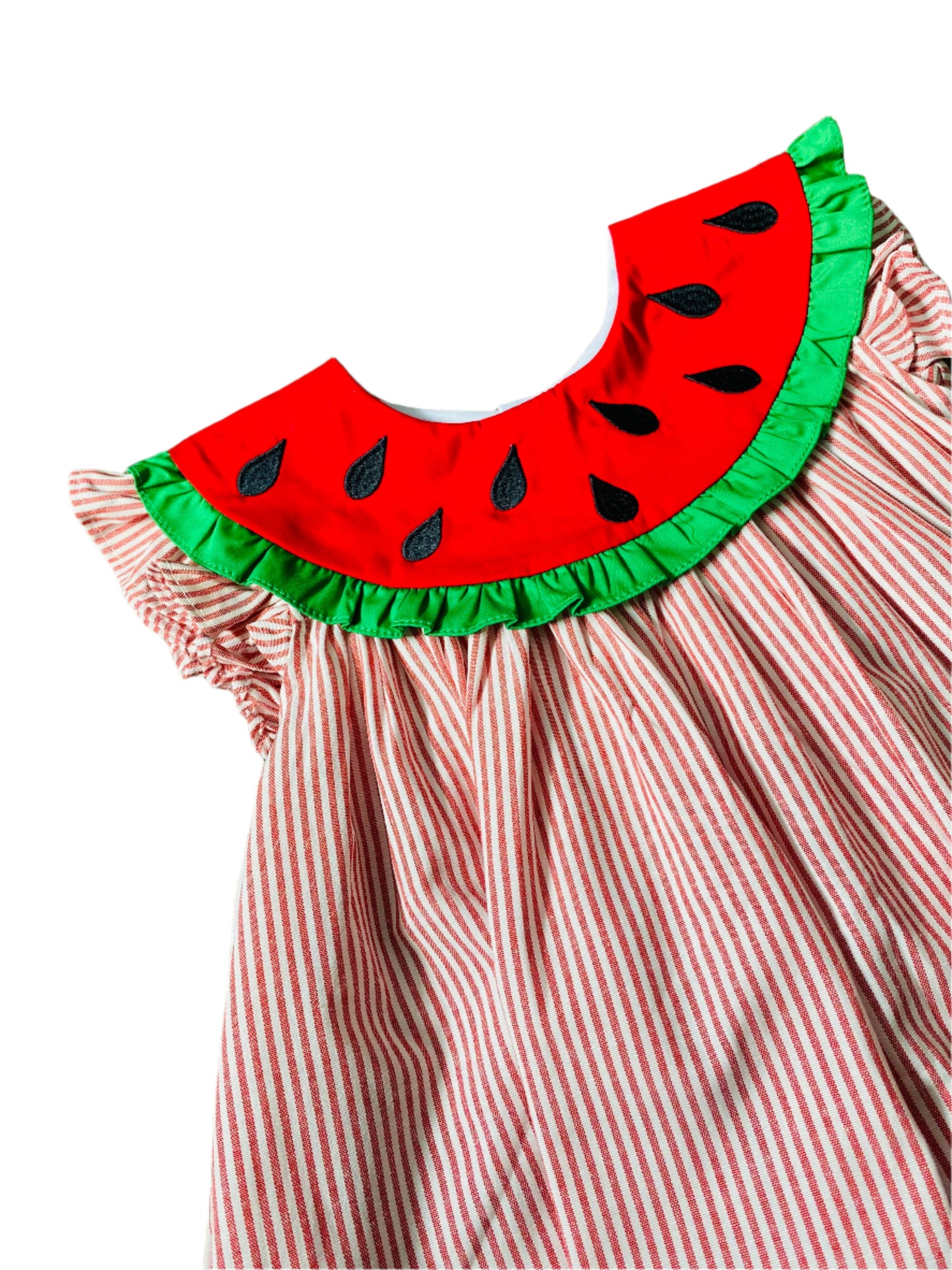 Watermelon Seed Diaper Set, Red