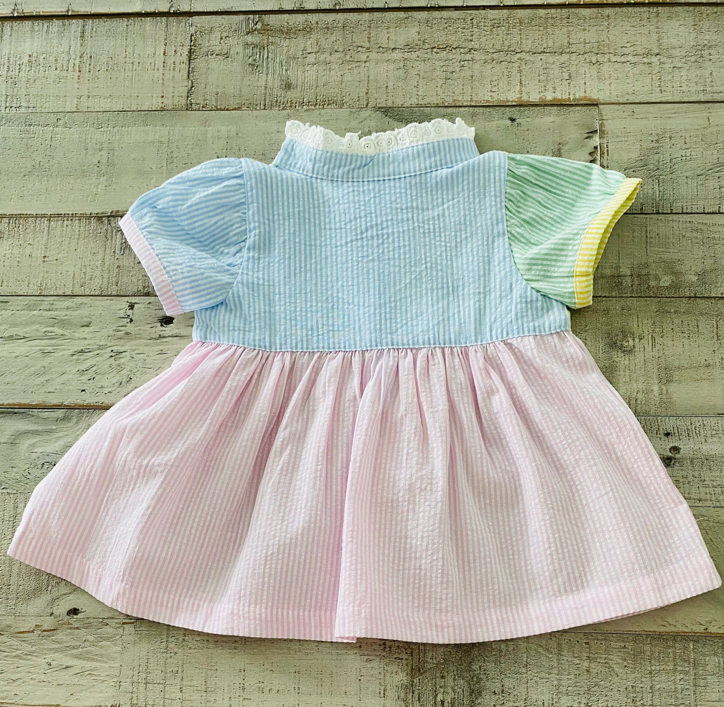 Seersucker Colorful Diaper Set