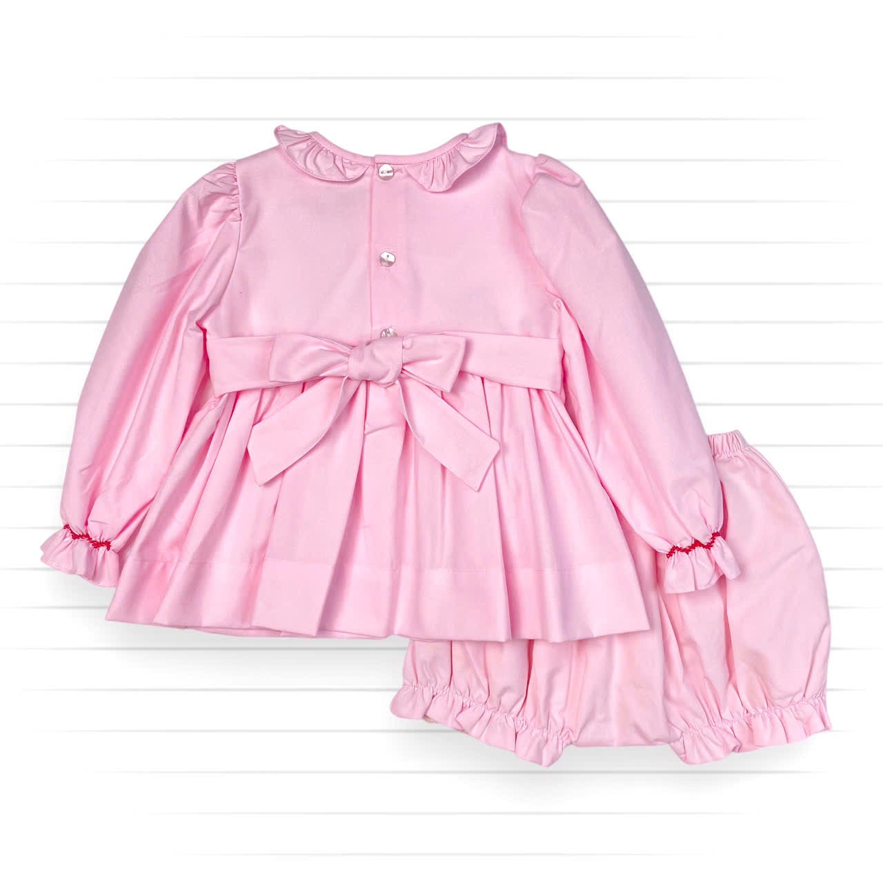 Triple Gingerbread Girl Diaper, Pink