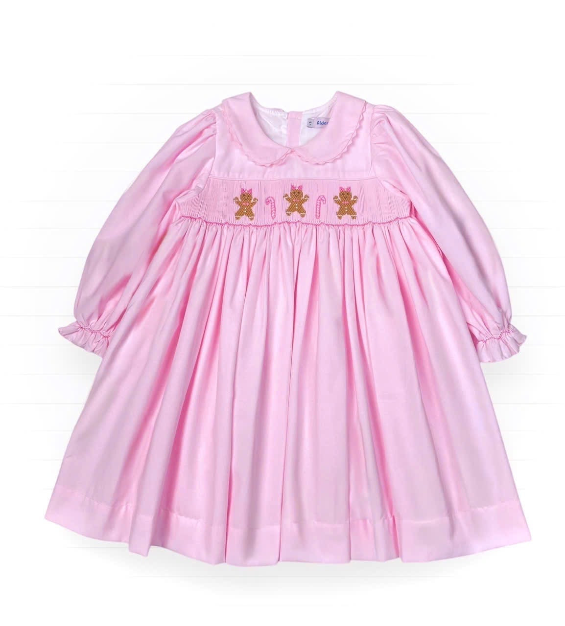 Triple Gingerbread Girl Dress, Pink