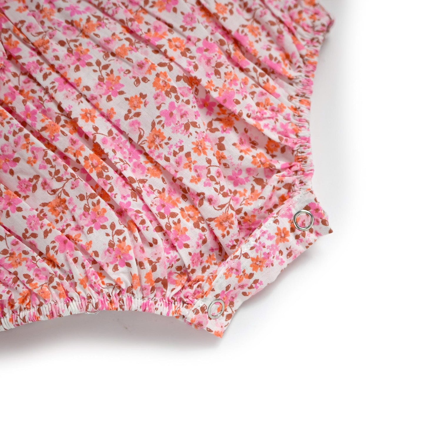 Thankful Smocked Bubble, Brown