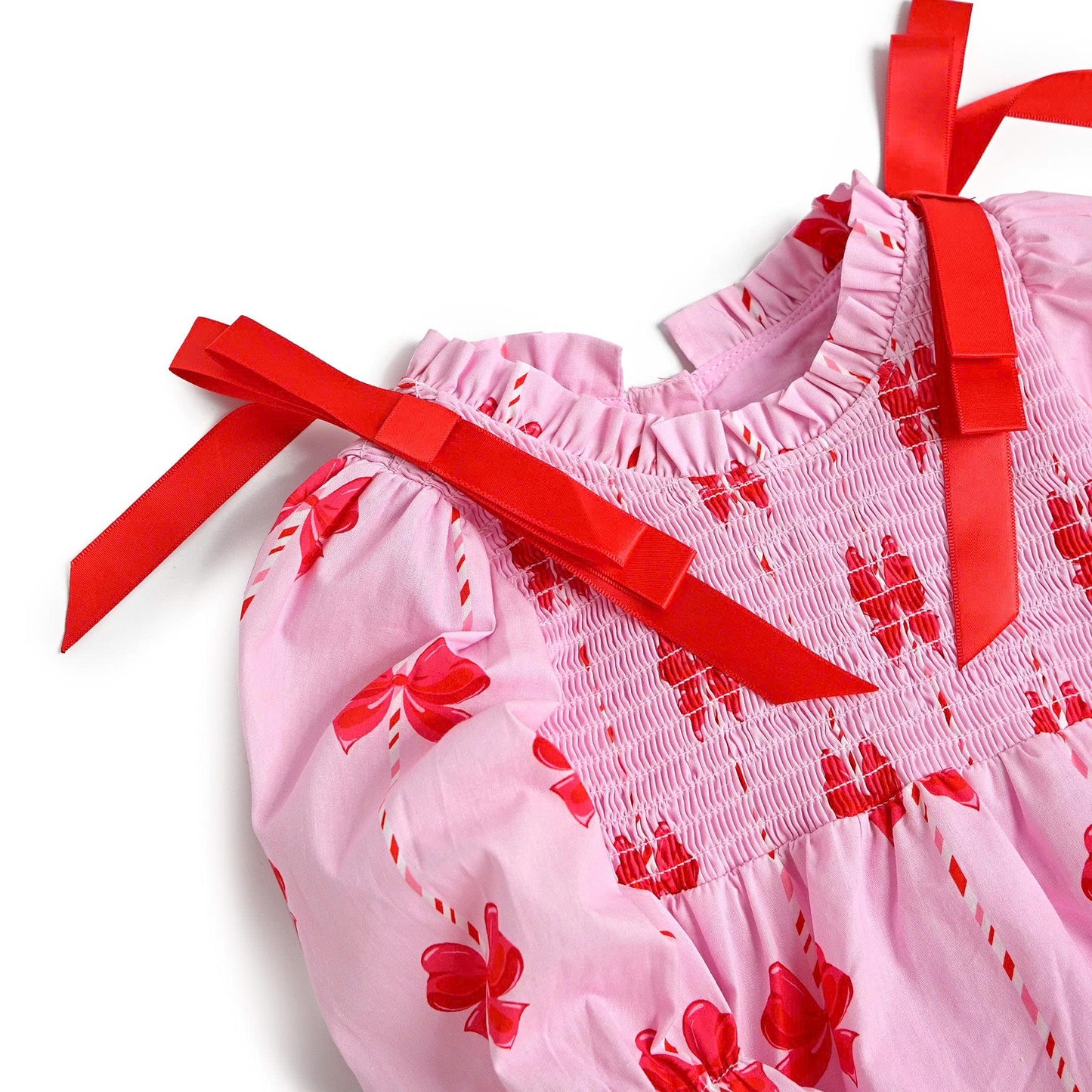 Candy Cane Tie Bubble, Pink