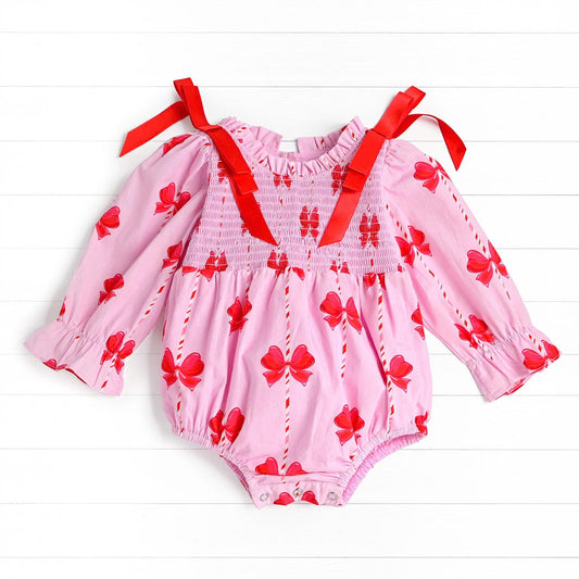 Candy Cane Tie Bubble, Pink